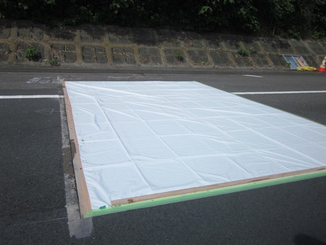 白防炎シートの写真です。